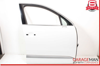 17-19 Audi Q7 Front Right Passenger Side Door Shell White OEM