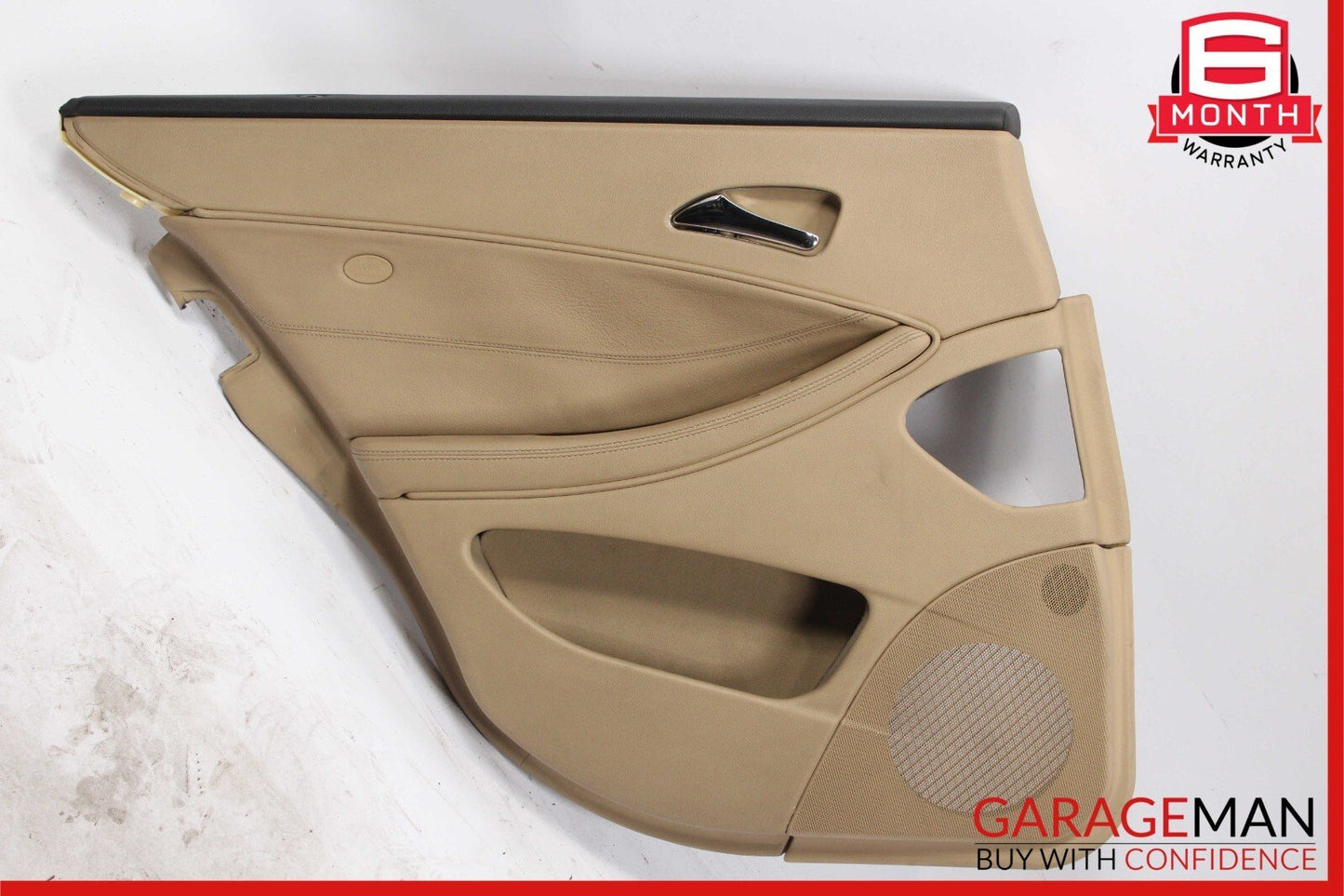 06-11 Mercedes W219 CLS500 CLS550 Rear Left Interior Door Panel Cover Brown