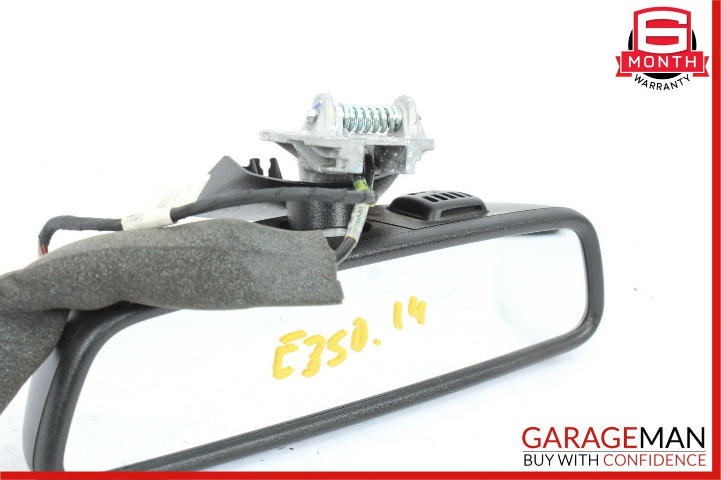 10-16 Mercedes W212 E350 E400 Coupe Interior Rear View Mirror Black 2048104217