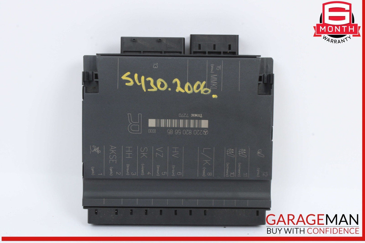 03-06 Mercedes W220 S430 S500 S600 Front Right Side Seat Control Module Unit OEM