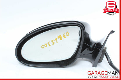 06-08 Mercedes W219 CLS500 CLS550 Front Left Side Mirror Door Rear View Black