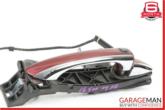 00-06 Mercedes W220 S430 Front Right Side Keyless Go Exterior Door Handle Red