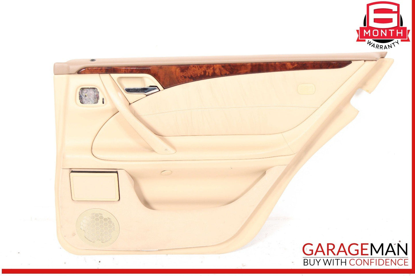 96-02 Mercedes W210 E320 Rear Right Passenger Side Interior Door Panel Trim OEM
