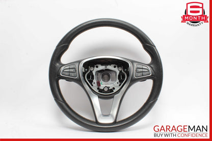 14-20 Mercedes W117 CLA250 GLA250 Steering Wheel w/ Paddle Shifters Black OEM