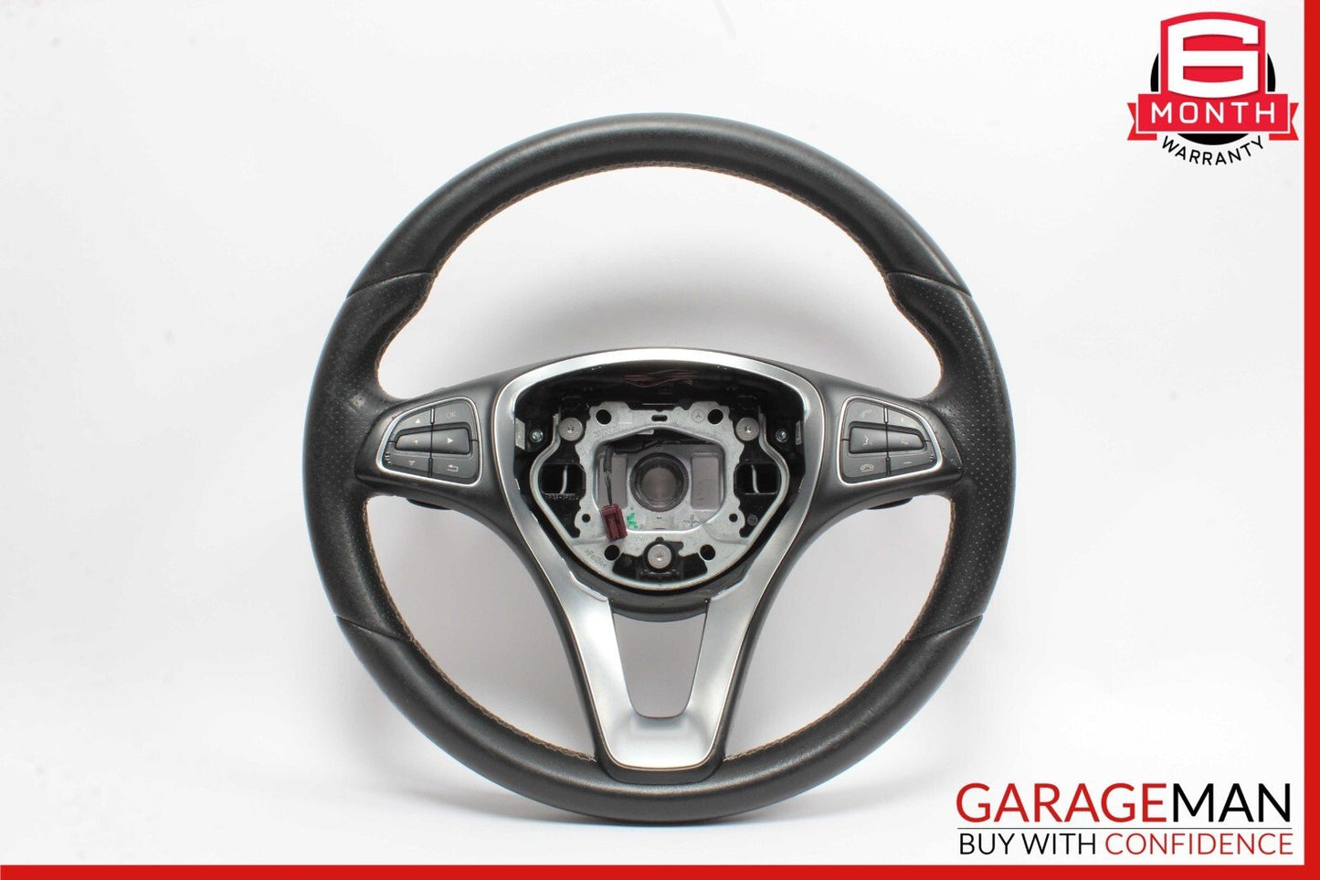 14-20 Mercedes W117 CLA250 GLA250 Steering Wheel w/ Paddle Shifters Black OEM
