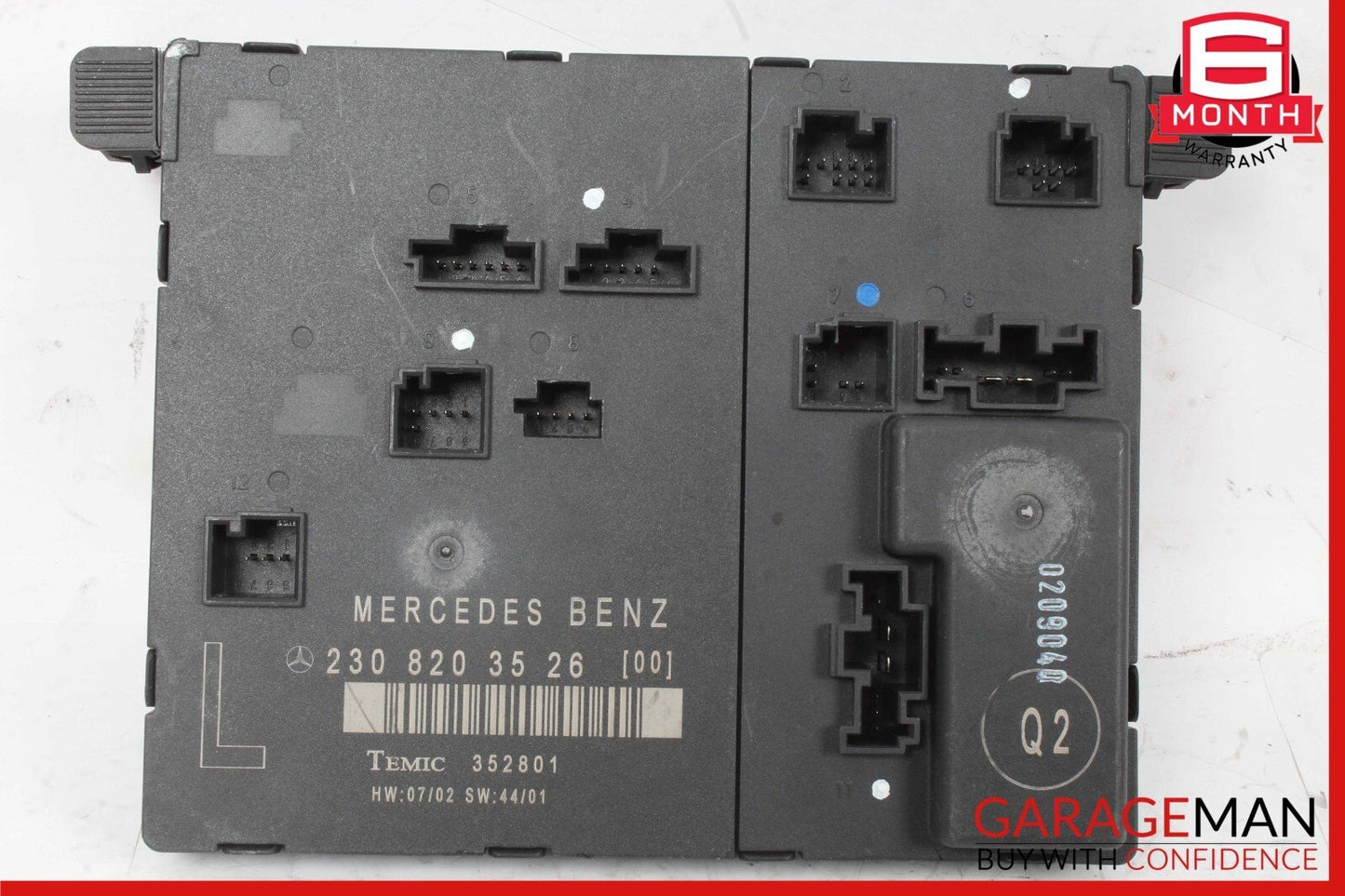 03-12 Mercedes R230 SL500 SL55 AMG Front Left Door Control Module 2308203526 OEM