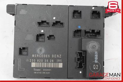 03-12 Mercedes R230 SL500 SL55 AMG Front Left Door Control Module 2308203526 OEM