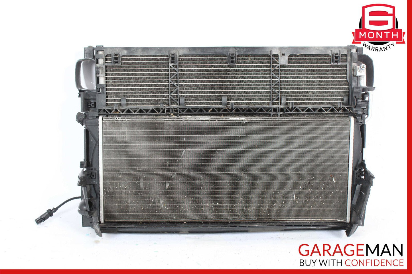 10-13 Mercedes W221 S400 Hybrid Engine Cooling Radiator A/C Air AC Condenser OEM