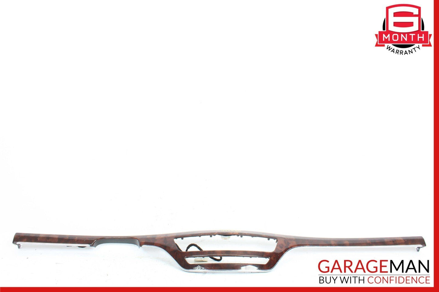 07-09 Mercedes W221 S550 Front Dashboard Dash Trim Panel Cover Bezel Wood OEM