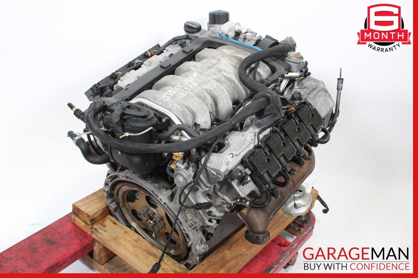 01-02 Mercedes W215 CL55 S55 AMG 5.5L Complete Engine Motor Block Assembly 197k