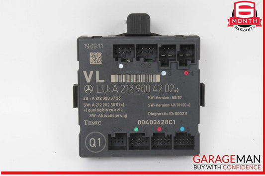 08-18 Mercedes W204 C250 E350 E550 Front Left Side Door Control Module Unit OEM
