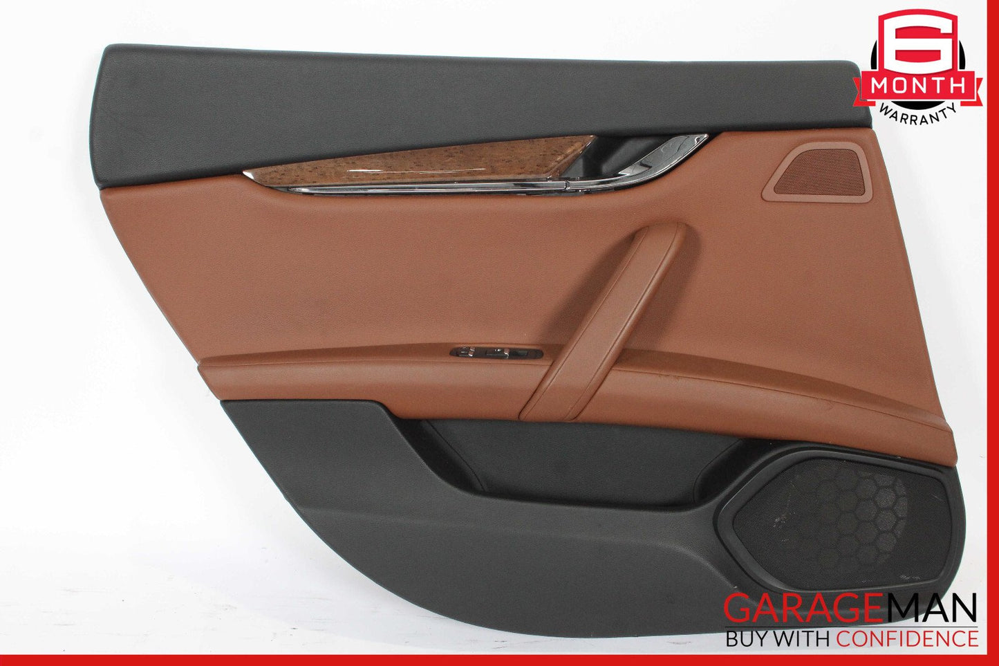 14-18 Maserati Quattroporte Rear Left Driver Side Interior Door Panel OEM