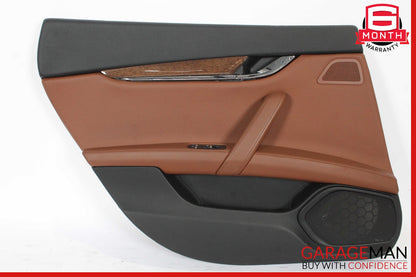 14-18 Maserati Quattroporte Rear Left Driver Side Interior Door Panel OEM