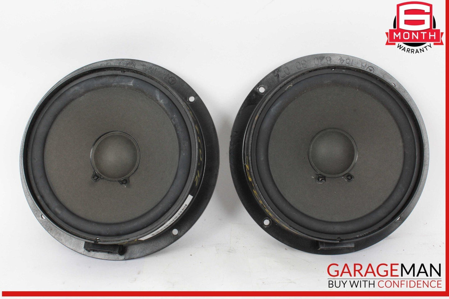 06-12 Mercedes X164 GL450 Left & Right Door Sound Audio Speakers Set of 2