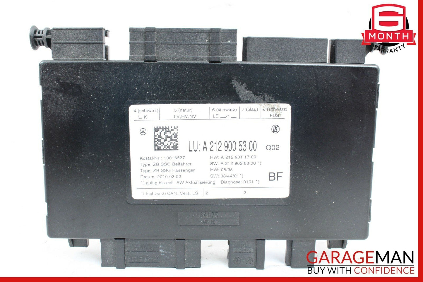 08-17 Mercedes W212 E500 Front Right Passenger Side Seat Control Module Unit OEM
