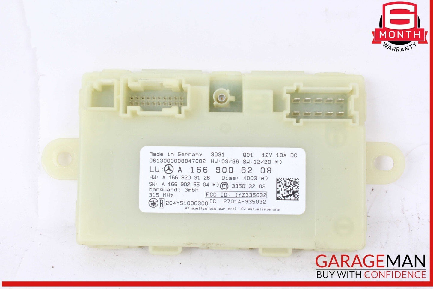 12-16 Mercedes X166 GL450 4MATIC Keyless Go Entry Control Module OEM