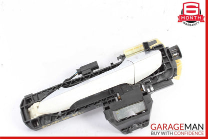 10-13 Mercedes W212 E350 E550 E63 AMG Rear Left Side Exterior Door Handle White