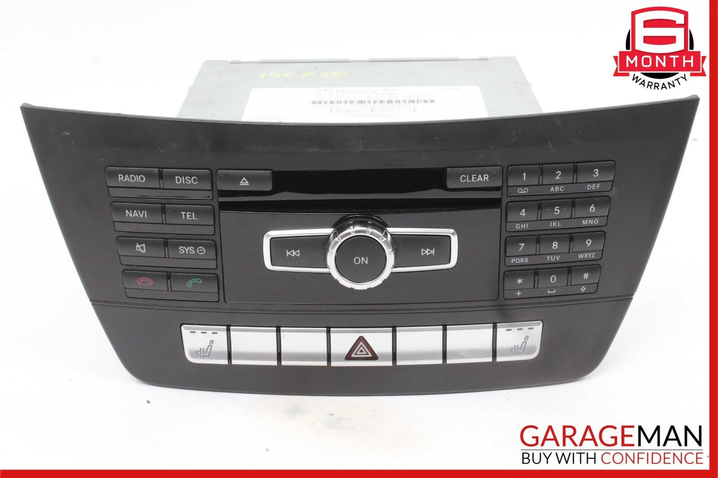 12-14 Mercedes W204 C250 Navigation Comand Head Unit DVD CD Radio Audio NTG4.5