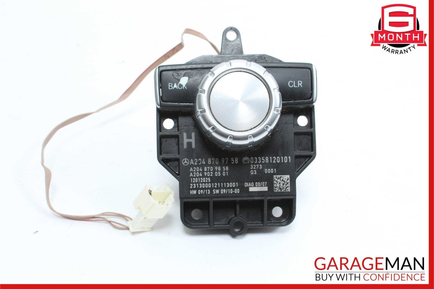 12-15 Mercedes W204 C250 E400 Console Head Unit Controller Knob Multi Switch OEM