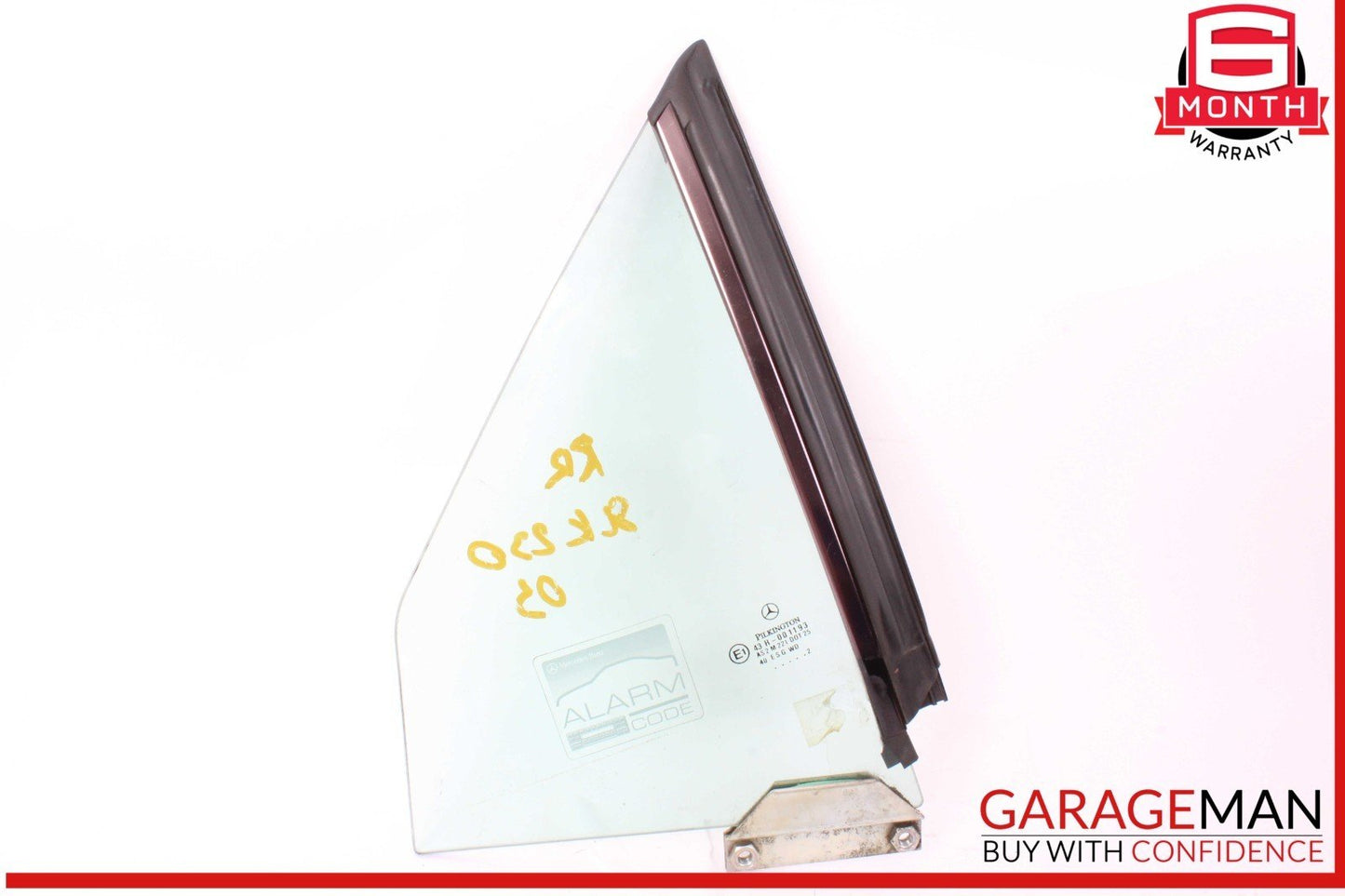 97-04 Mercedes R170 SLK230 SLK320 Rear Right Side Quarter Window Glass OEM