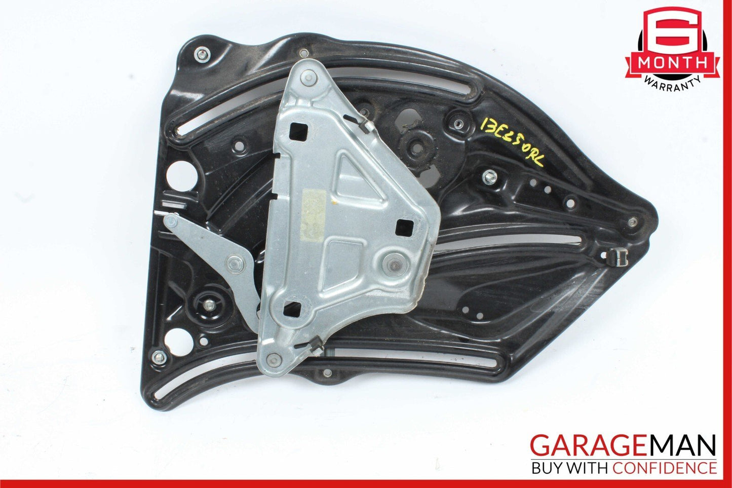 10-16 Mercedes W212 E350 Rear Left Door Window Regulator Frame w/o Motor