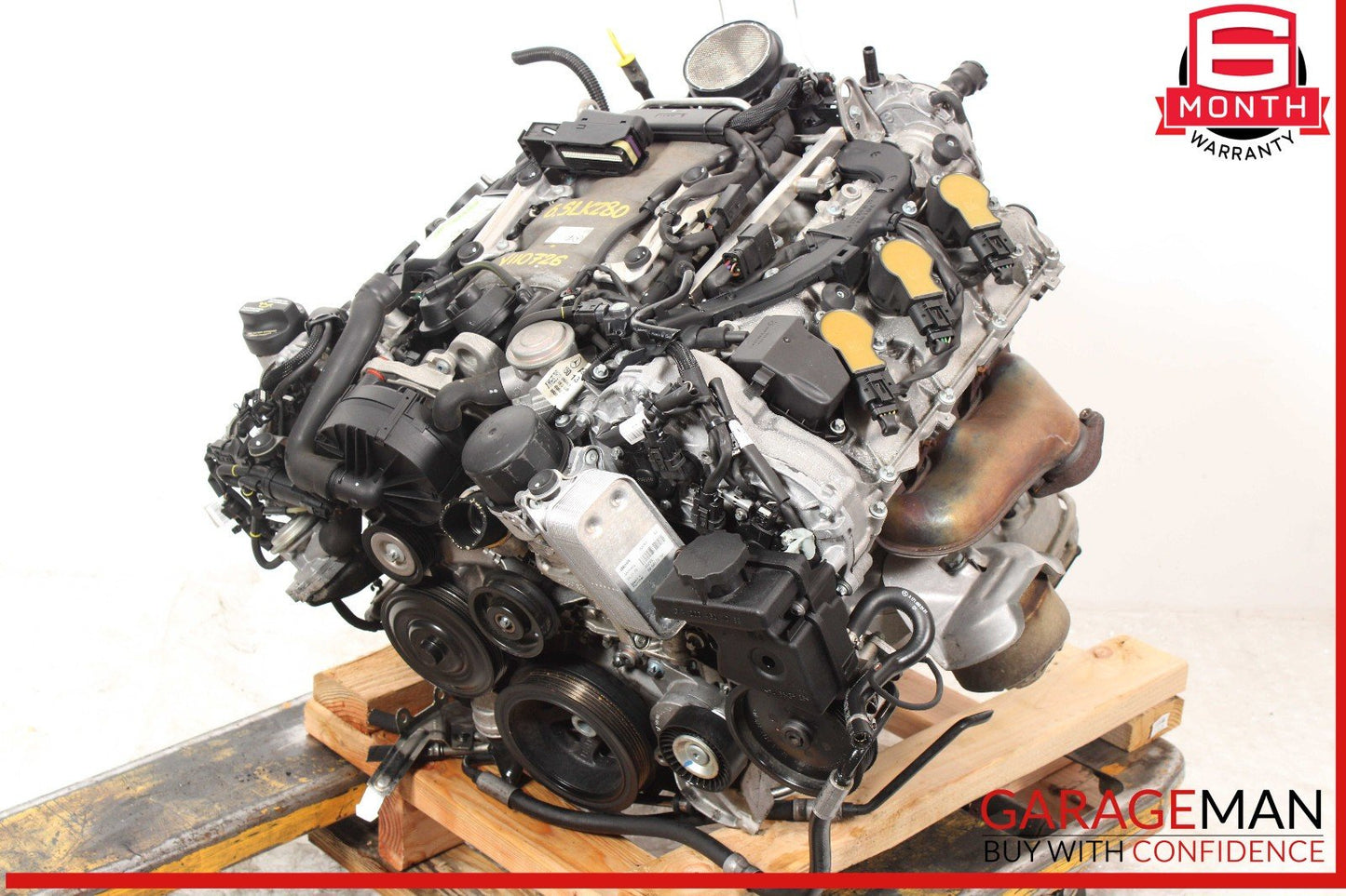 06-11 Mercedes R171 SLK280 3.0L V6 M272 Engine Motor Block Assembly OEM