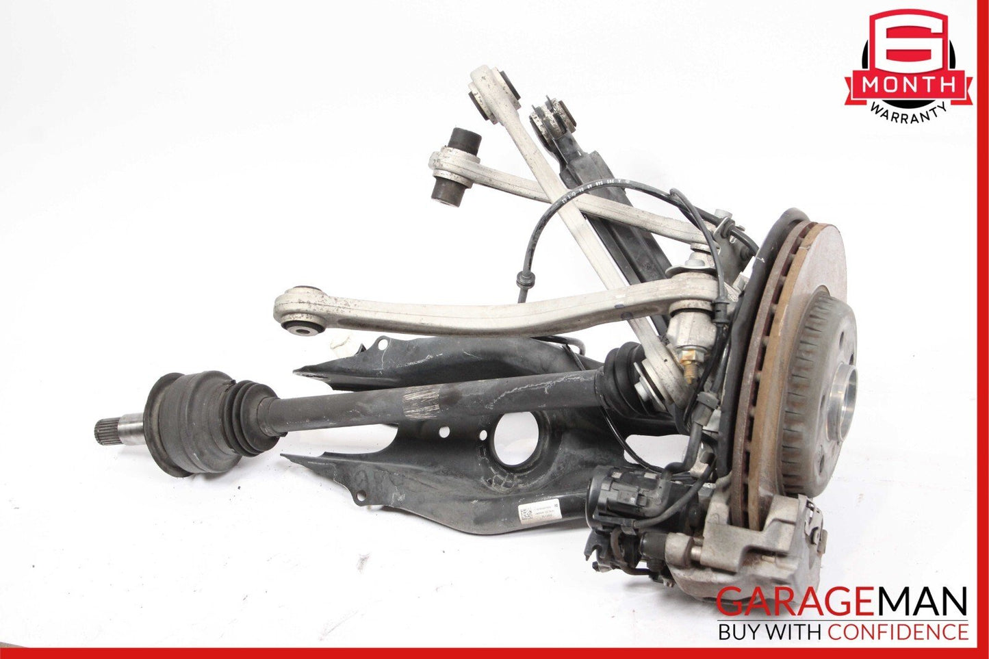15-20 Mercedes W205 C300 Rear Right Spindle Knuckle Hub CV Shaft Rotor Disc Assy
