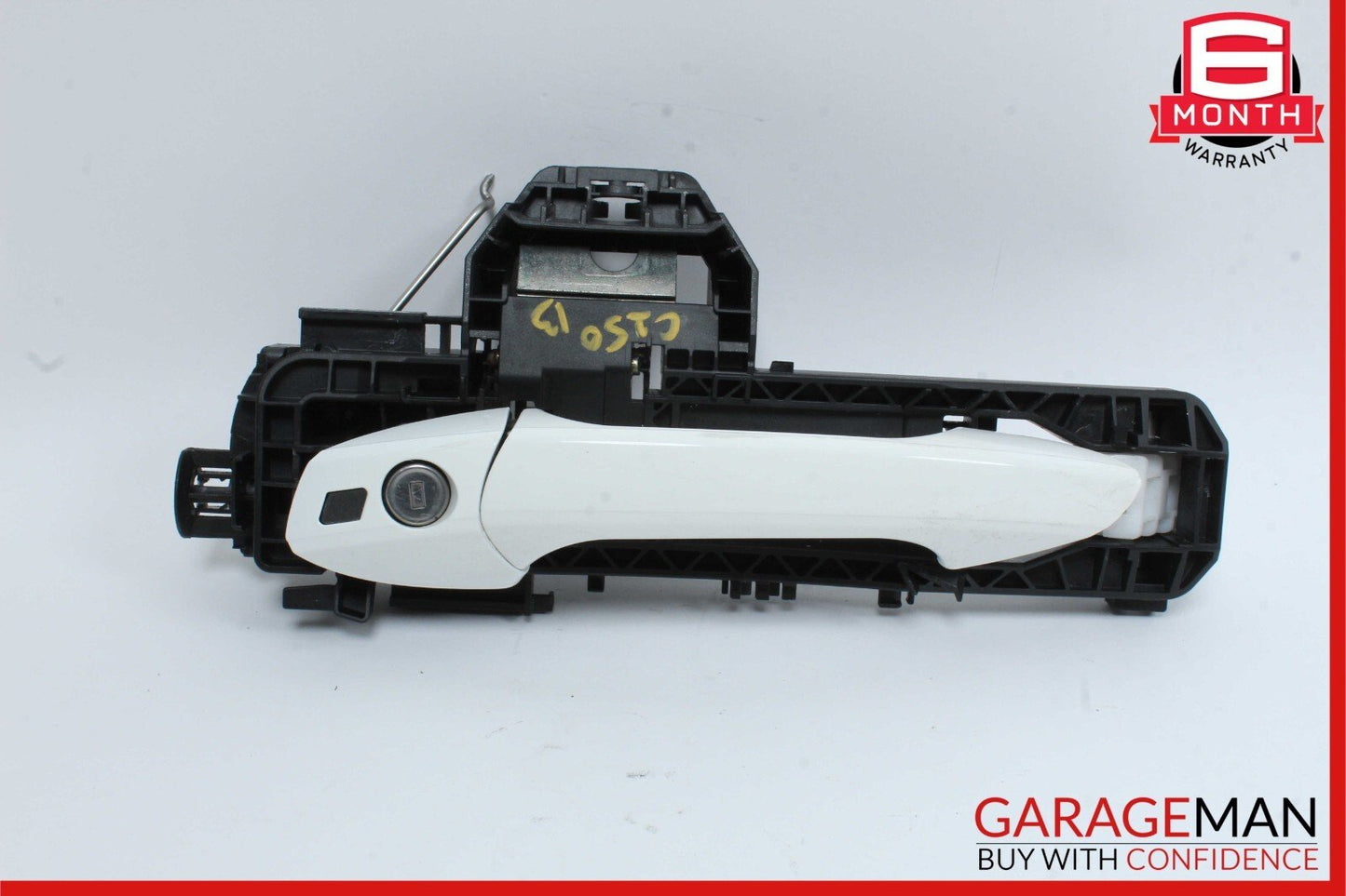 12-14 Mercedes W204 C250 C300 Front Left Side Exterior Door Handle Polar White