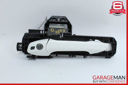 12-14 Mercedes W204 C250 C300 Front Left Side Exterior Door Handle Polar White