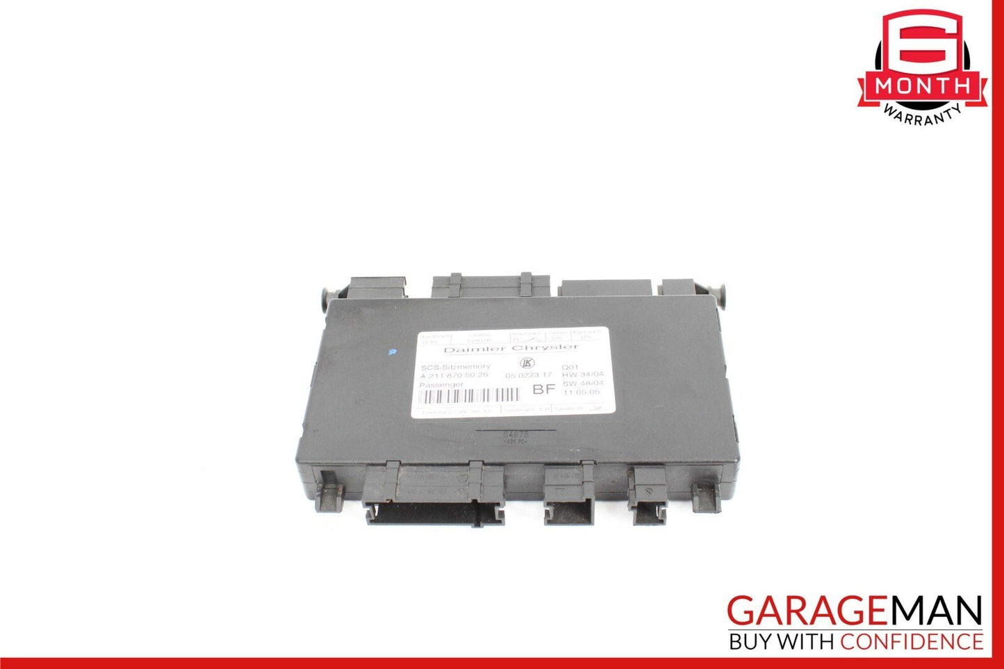 03-12 Mercedes W164 ML350 E350 Under Seat Control Module Front Right Side OEM