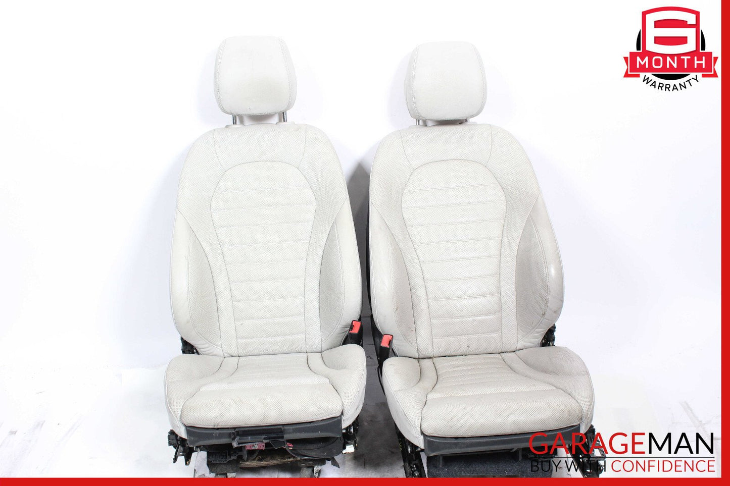 15-18 Mercedes W205 C350e Front Right & Left Side Complete Seat Cushion Set