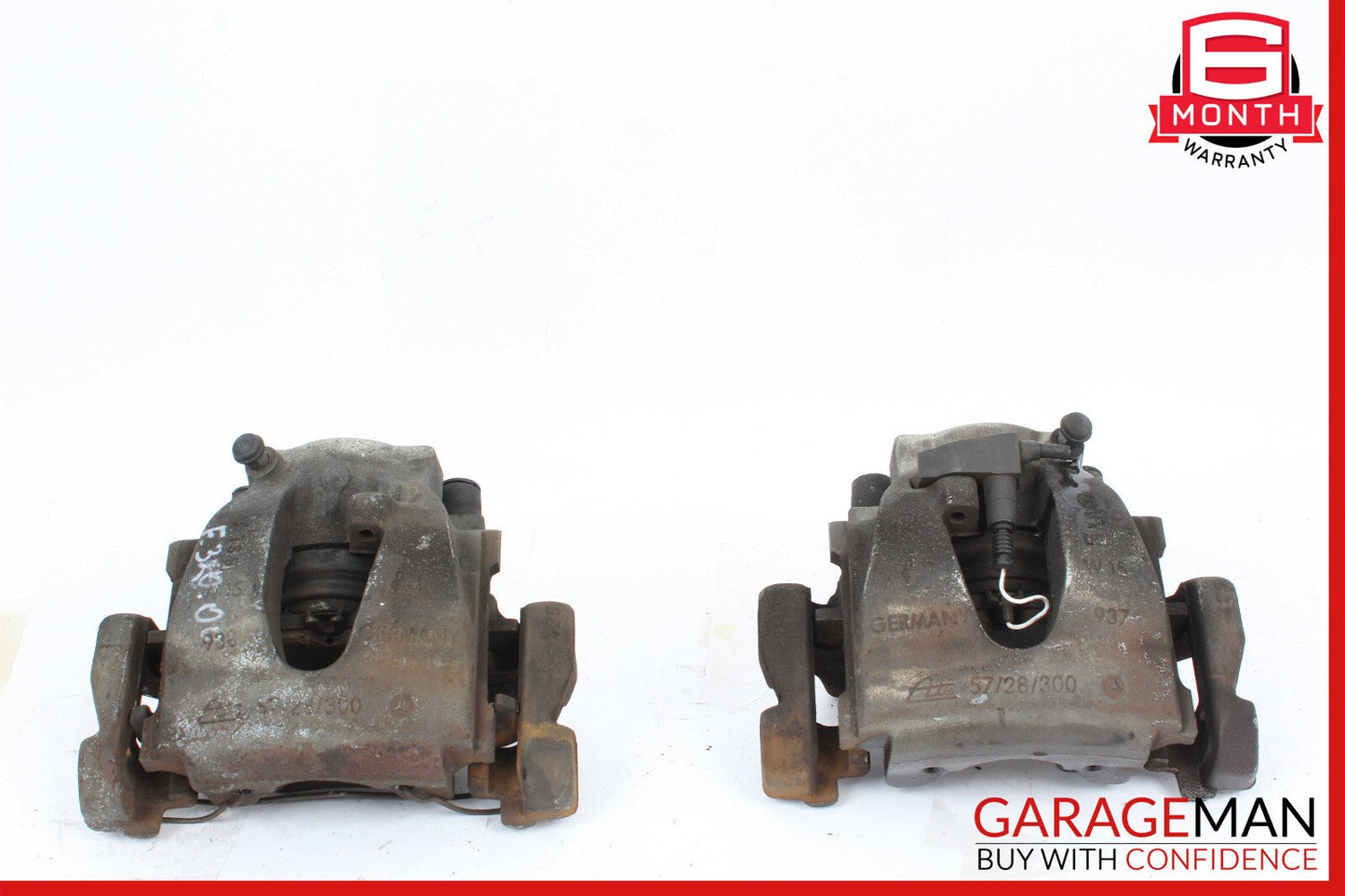 96-02 Mercedes W210 E320 Front Right & Left Brake Caliper Calipers Set of 2