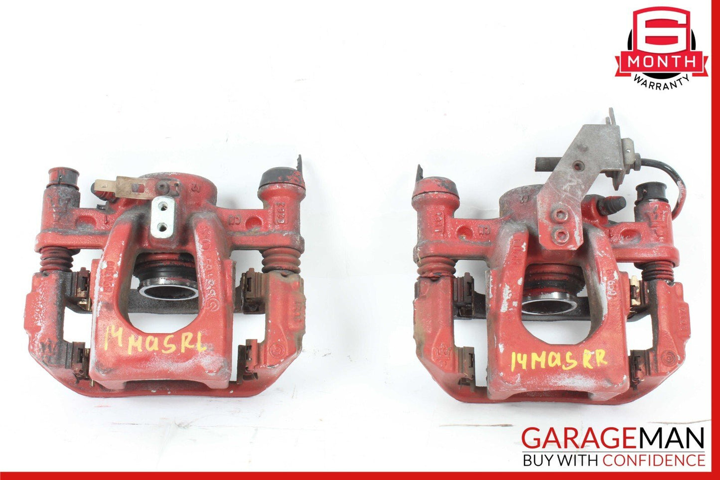 14-17 Maserati Ghibli M157 Rear Right & Left Brake Calipers Caliper Set of 2