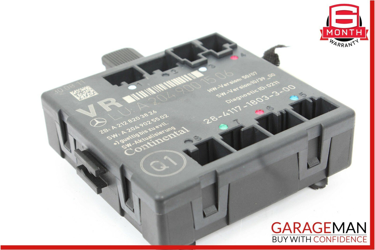 12-15 Mercedes W204 C250 Front Right Passenger Side Door Control Module Unit OEM