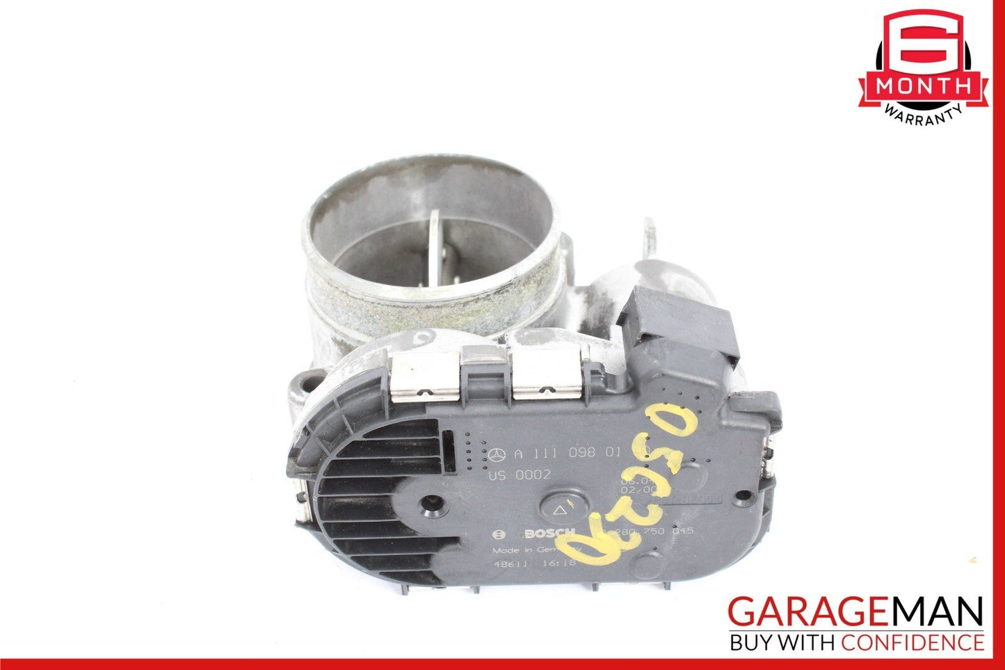 03-05 Mercedes W203 C230 SLK230 Supercharger Throttle Body Valve 1110980109 OEM