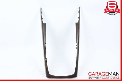 12-18 Audi A6 A7 Front Center Console Trim Panel Wood OEM
