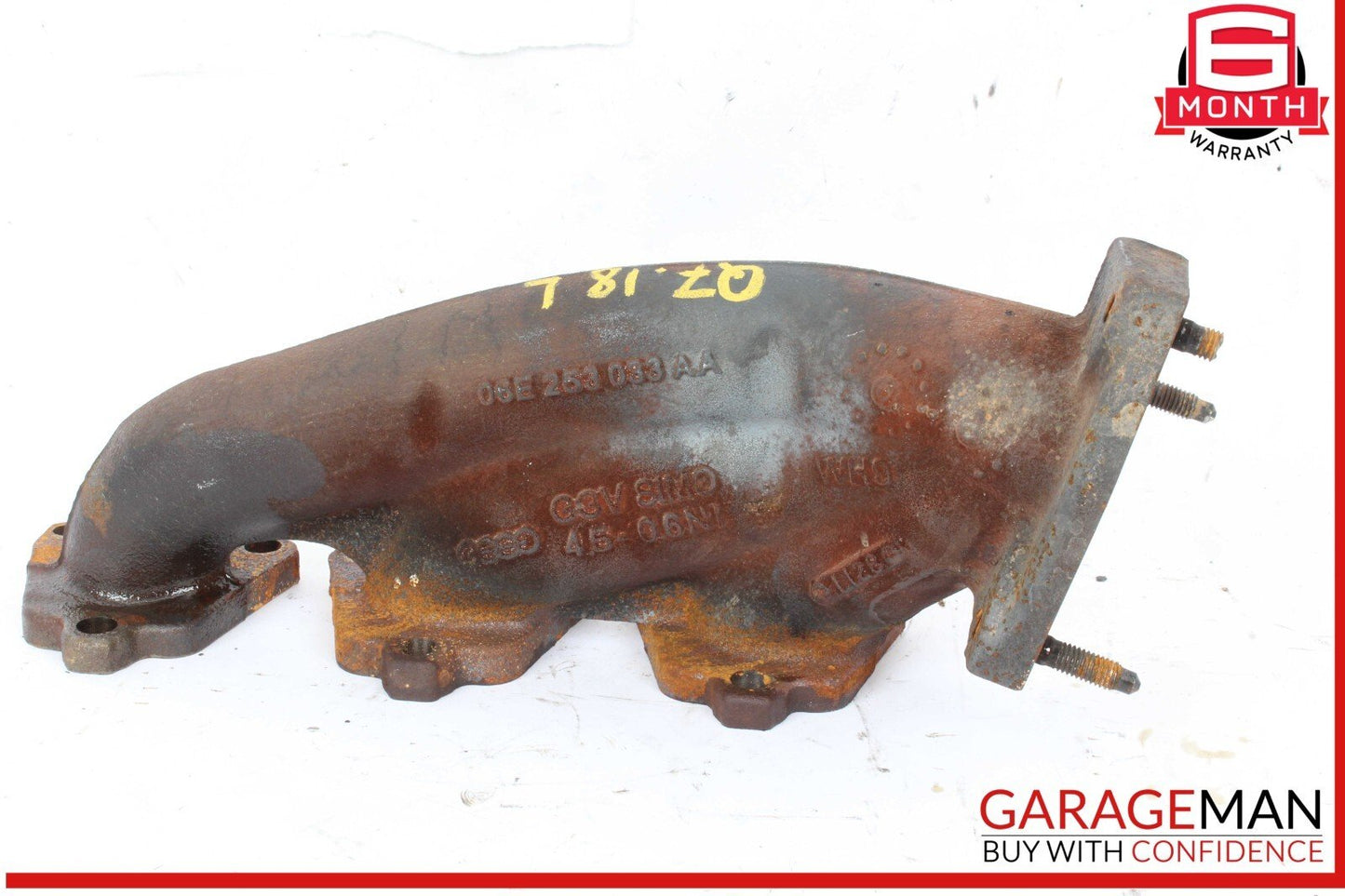 17-19 Audi Q7 Engine Left Driver Side Exhaust Manifold 06E253033AA OEM