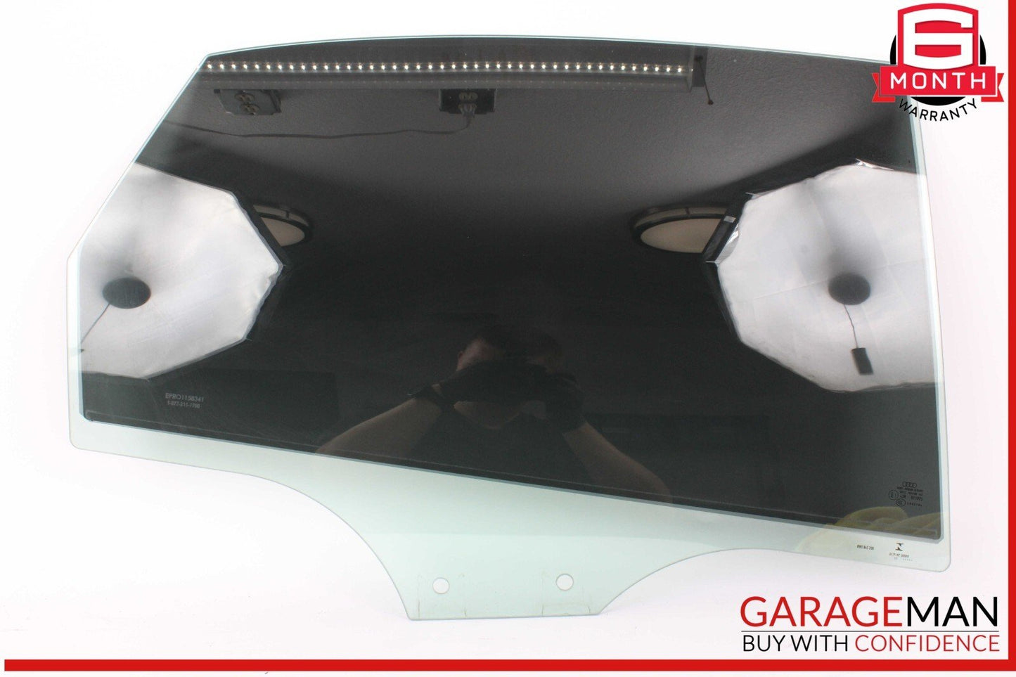 17-24 Audi A4 Quattro Rear Right Passenger Side Door Window Glass 8W5845206 OEM