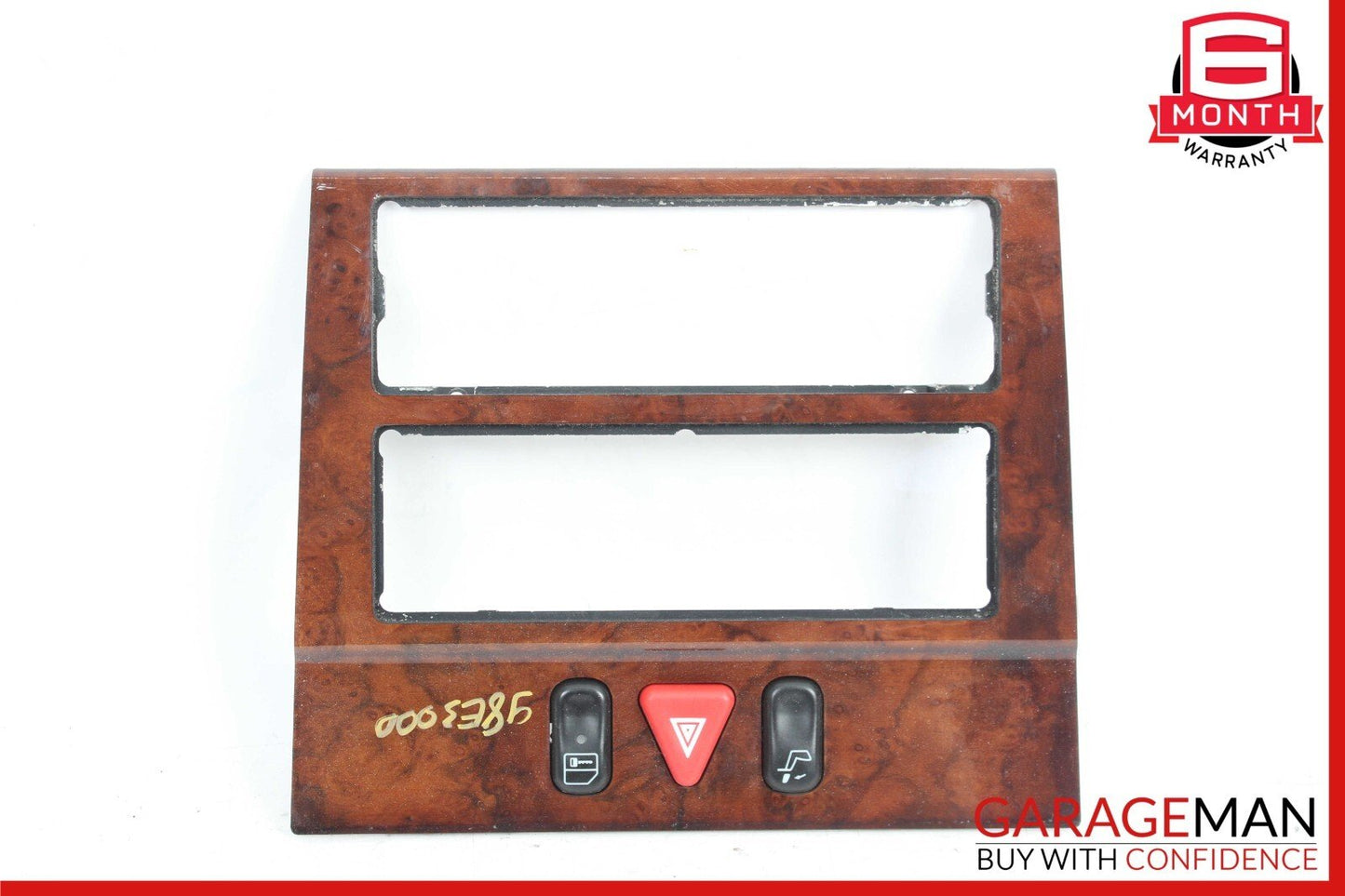 96-00 Mercedes W210 E300 E430 Center Dash Climate Control Trim Bezel Cover Panel