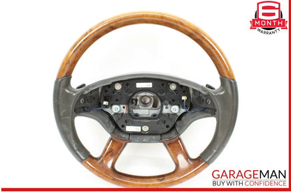 07-10 Mercedes W221 S550 4 Spoke Steering Wheel w/ Paddle Shifters OEM