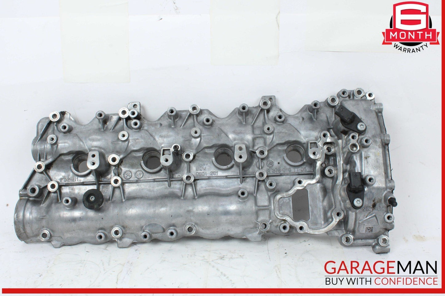 11-20 Mercedes X166 GL450 E550 S550 Left Side Engine Cylinder Head Valve Cover