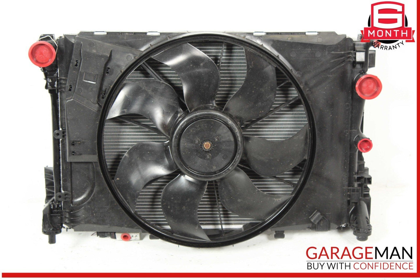 08-14 Mercedes W204 C250 E550 Engine Radiator Condenser Cooling Fan Motor Assy