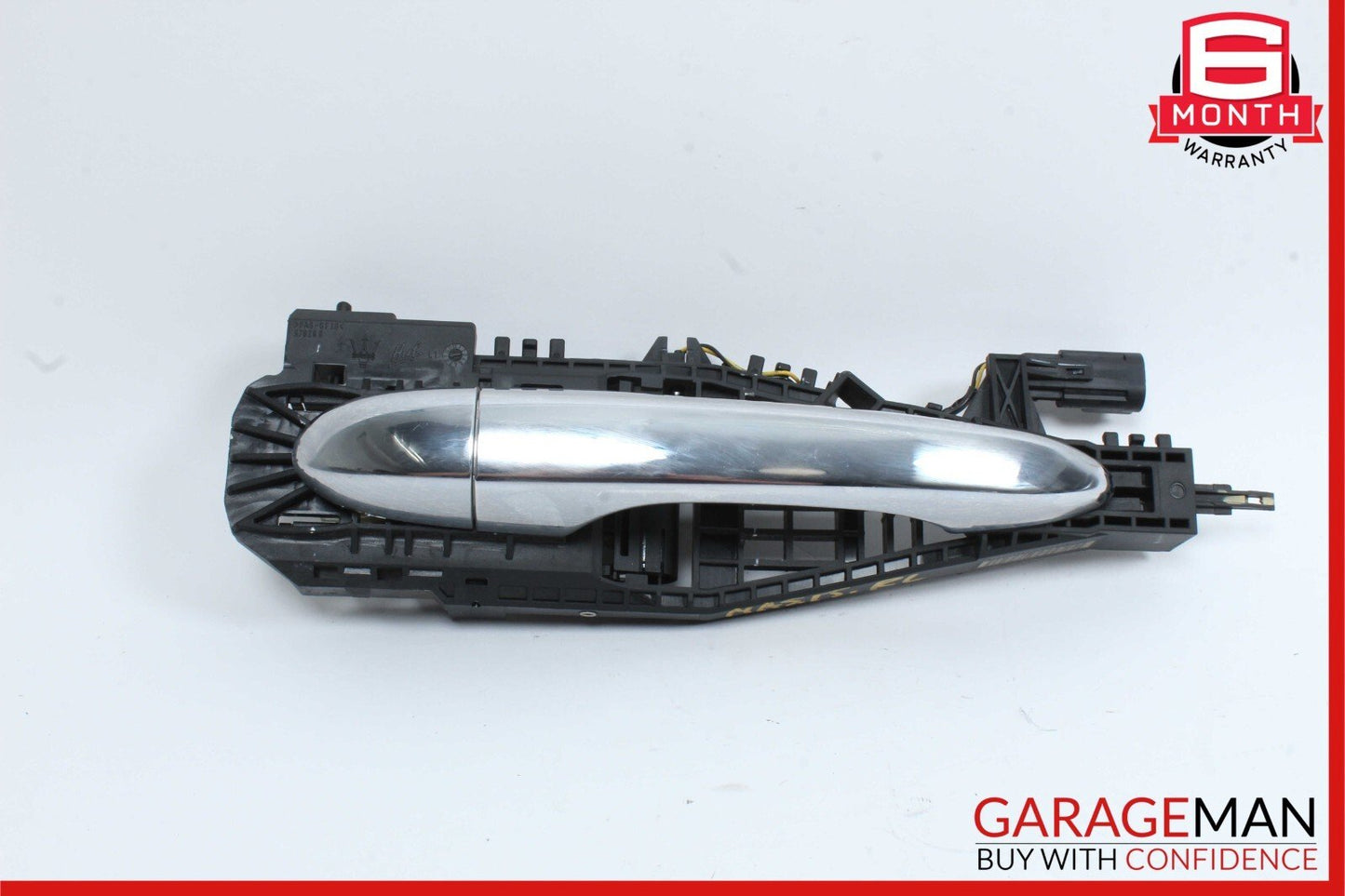 14-17 Maserati Ghibli Rear Left Side Exterior Door Handle Silver OEM