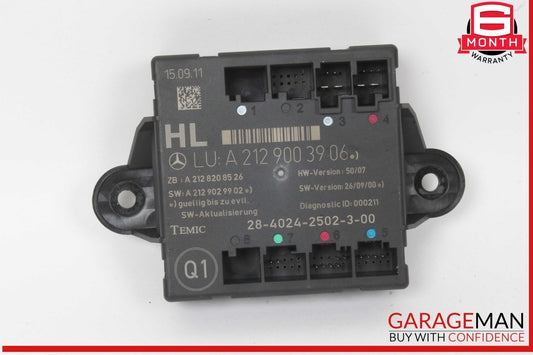 08-18 Mercedes W204 C250 E350 Rear Left Driver Side Door Control Module OEM