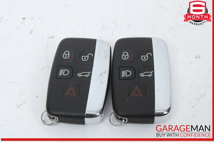 13-24 Jaguar X250 XF 5 Button Smart Remote Key Fob Set OEM
