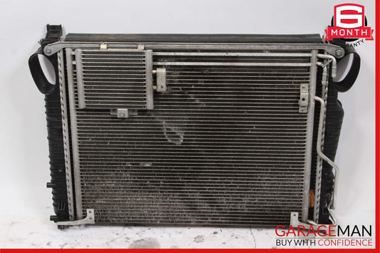 03-08 Mercedes R230 SL500 Engine Radiator AC A/C Condenser Oil Cooler Assembly