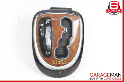 03-06 Mercedes W220 S55 S65 AMG Gear Shifter Bezel Trim Indicator Wood OEM