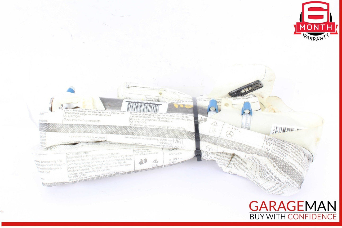 08-14 Mercedes W204 C300 C250 Right Side Roof Curtain Airbag Air Bag OEM