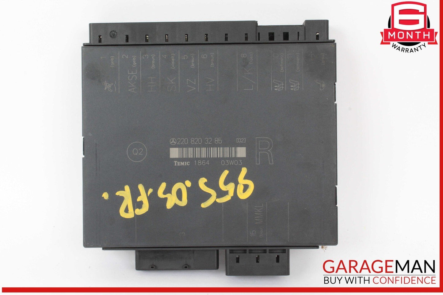 03-06 Mercedes W220 S55 AMG S430 S600 Front Right Side Seat Control Module Unit