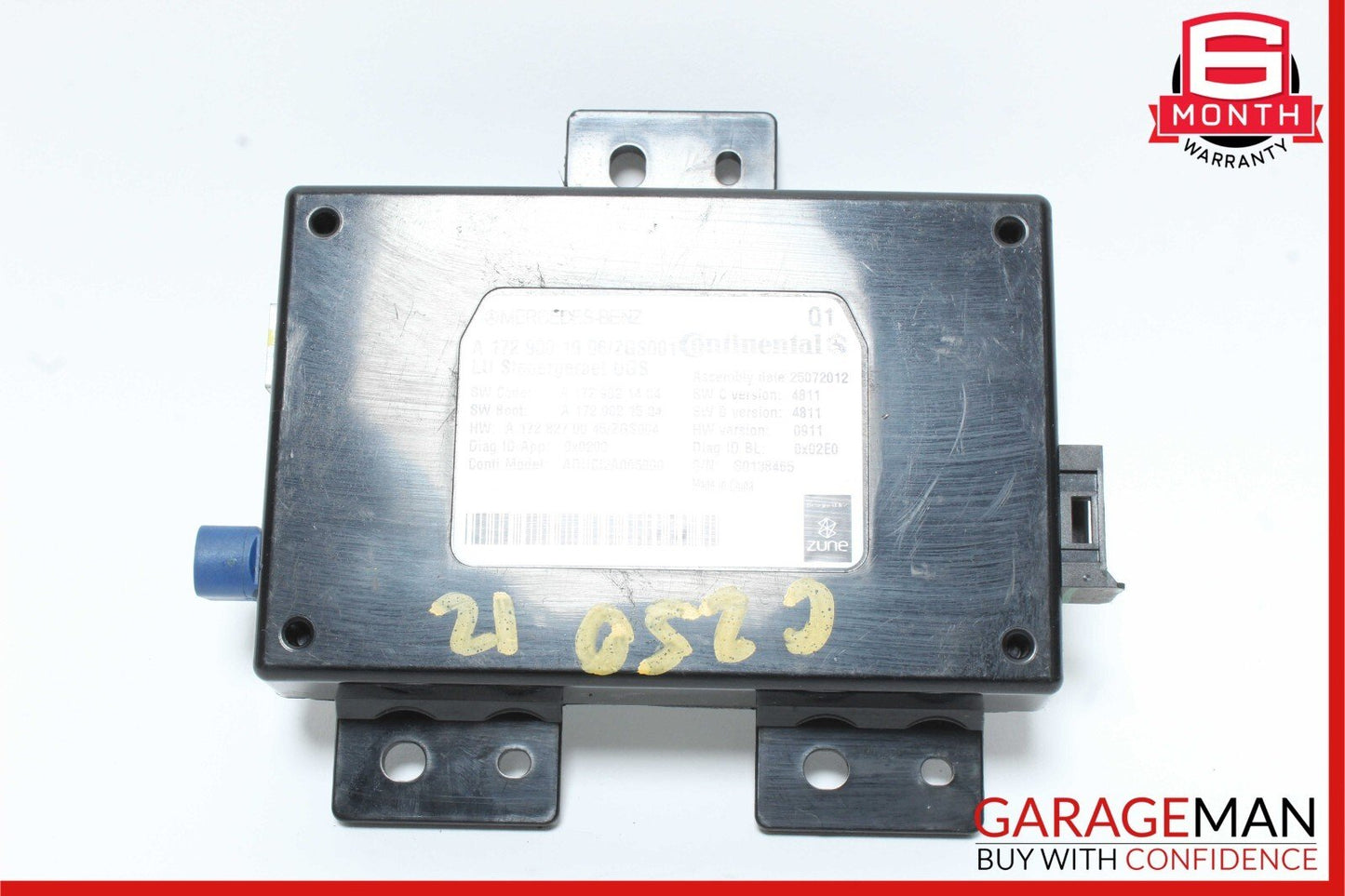12-20 Mercedes W212 E550 C250 GL550 Communication Control Module 1729008206 OEM